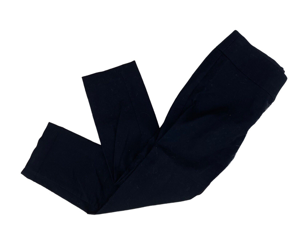 Ann Taylor LOFT Women's Julie Straight Leg Casual Chino Pants Size 0 Black